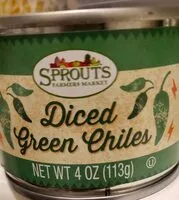 Mängden socker i diced green chiles