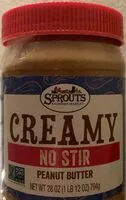 Mängden socker i Creamy No Stir Peanut Butter
