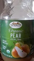 Mängden socker i Organic pear 100% Juice