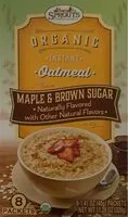 Mängden socker i Organic Instant Oatmeal Maple & Brown Sugar