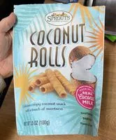 Mängden socker i Crispy sweet coconut rolls