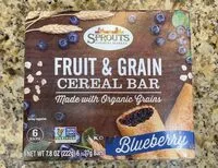 Mängden socker i fruit&grain cereal bar