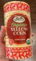 Mängden socker i Organic Yellow Corn Unsalted Corn Cakes