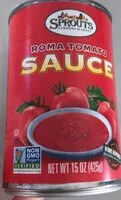 Mängden socker i Roma Tomato Sauce