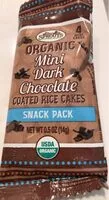 Mängden socker i organic mini dark chocolate covered rice cakes