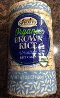 Mängden socker i Organic brown rice