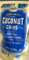 Mängden socker i organic coconut chips