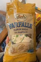 Mängden socker i Farfalle Durum Wheat Pasta