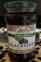 Mängden socker i Organic blackberry fruit spread