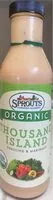 Mängden socker i Organic Thousand Island Dressing