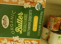 Mängden socker i Organic microwave popcorn