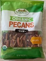 Mängden socker i Organic Pecans Rae