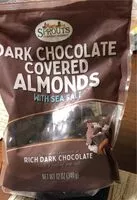 Mängden socker i Dark chocolate covered almonds with sea salt