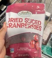 Mängden socker i Dried sliced cranberries