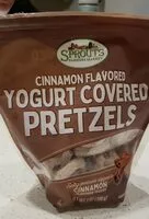 Mängden socker i Cinnamon flavored yogurt covered pretzels