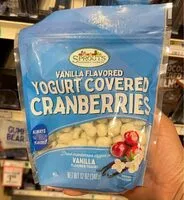 Mängden socker i Yogurt covered cranberries