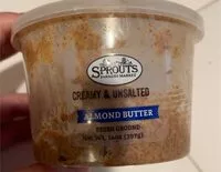 Mängden socker i Creamy & Unsalted Almond Butter