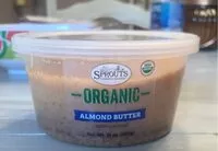 Mängden socker i Organic almond butter