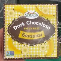 Mängden socker i Dark Chocolate Covered Bananas