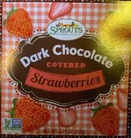 Mängden socker i Dark chocolate covered strawberries