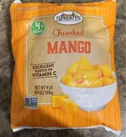Mängden socker i Frozen Chunked Mangos