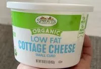 Mängden socker i Organic Low Fat Cottage Cheese