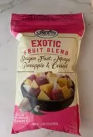 Mängden socker i Exotic fruit blend (dragonfruit, mango, pineapple & coconut)