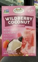 Mängden socker i Wild berry coconut fruit bars