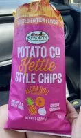 Mängden socker i aloha bbq kettle chips