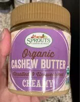 Mängden socker i Organic cashew butter