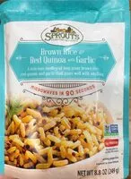 Mängden socker i Brown Rice & red quinoa with Garlic