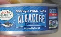Mängden socker i Wild caught Albacore chunk white tuna