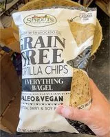 Mängden socker i Grain Free Tortilla Chips everything bagel