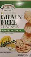 Mängden socker i Sprouts Grain Free Rosemary Lemon Crackers