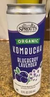 Mängden socker i Organic kombucha blueberry lavender