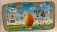 Mängden socker i Pasture Raised Large Brown Eggs