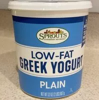 Mängden socker i Lowfat greek yogurt