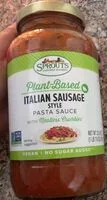 Mängden socker i Plant based italian sausage pasta sauce