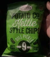 Mängden socker i Potato CO Kettle Style Chips Dill Pickle