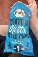Mängden socker i Potato co kettle style chips