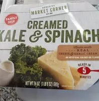 Mängden socker i Creamed kale & spinach