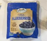 Mängden socker i Whole Blueberries