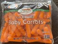 Mängden socker i Cut & Peeled Baby Carrots