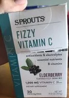Mängden socker i Fizzy Vitamin C Elderberry