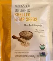 Mängden socker i Organic shelled hemp seeds
