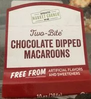 Mängden socker i Two bite chocolate dipped macaroons