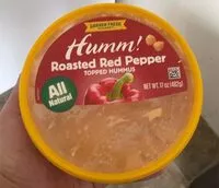 Mängden socker i Humm! Roasted red pepper topped hummus