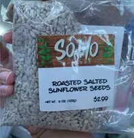 Mängden socker i Roasted Salted Sunflower seeds