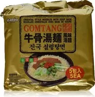Mängden socker i Pack of oriental style noodles with beef soup base