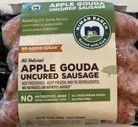 Mängden socker i Apple Gouda Uncured Sausage